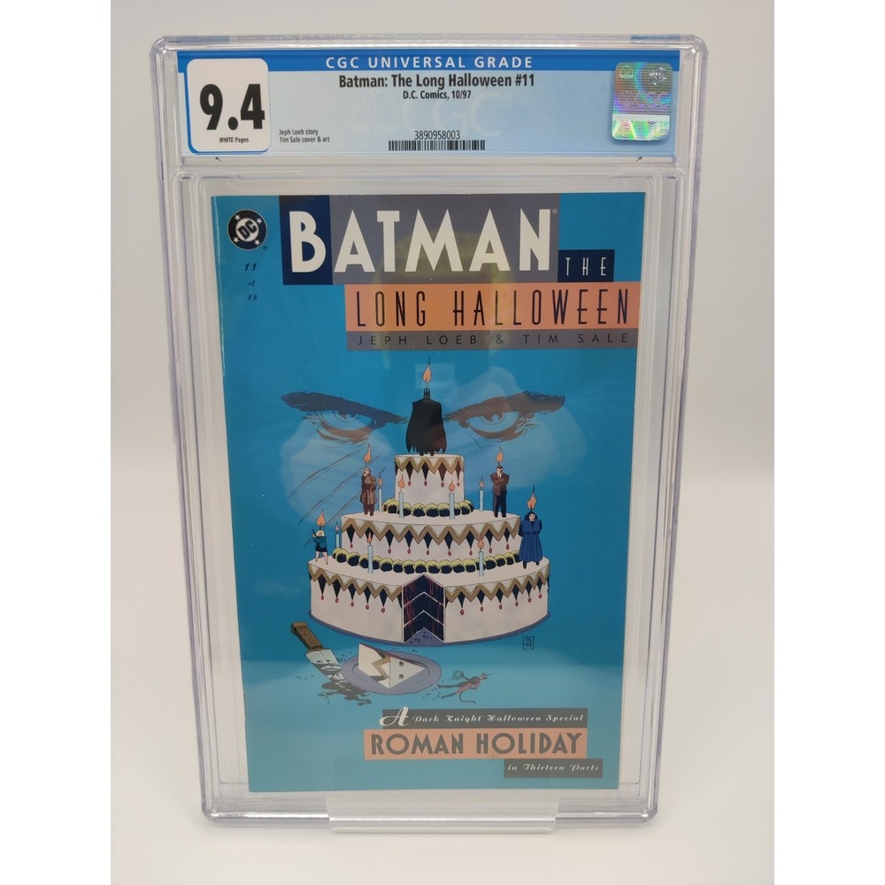 BATMAN THE LONG HALLOWEEN #11 CGC 9.4 GRADED DC COMICS JEPH LOEB! TIM SALE!